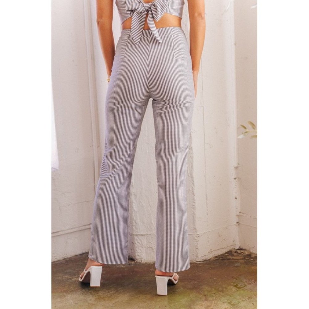 ❌SOLD OUT❌ BEST SHOT PINSTRIPE PANTS - Picture 3 of 3